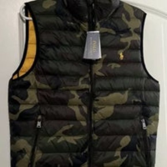 Polo Ralph Lauren Packable Down Camo Vest